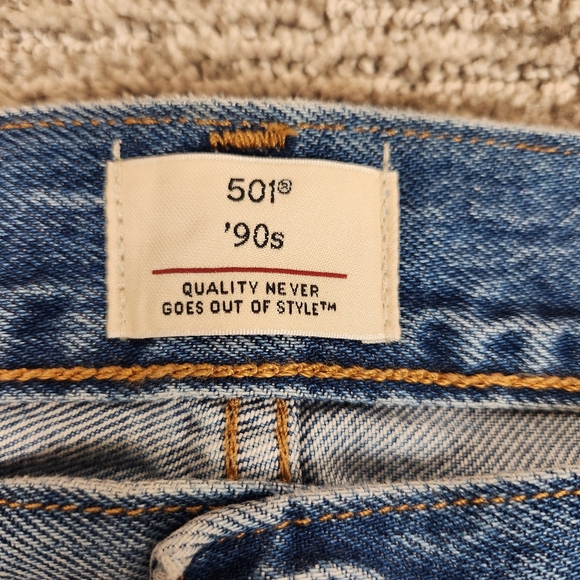 Levi's Premium 90’s 501 Selvedge Denim Jeans 30x32 - Picture 5 of 15